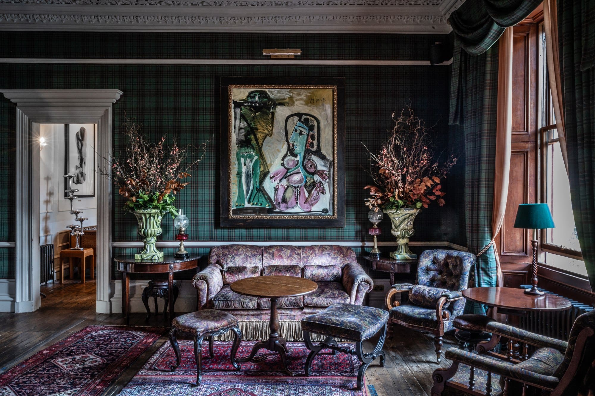 Picasso in the Drawing Room at The Fife Arms in Scotland