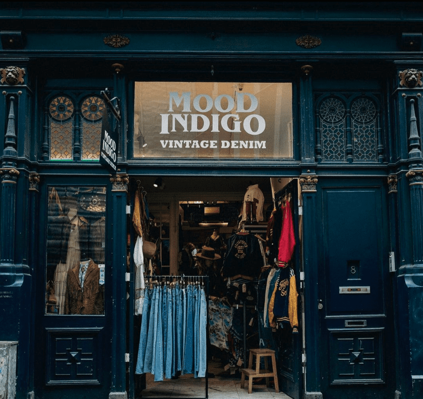 The best vintage shops in Amsterdam | the exterior of Mood Indigo