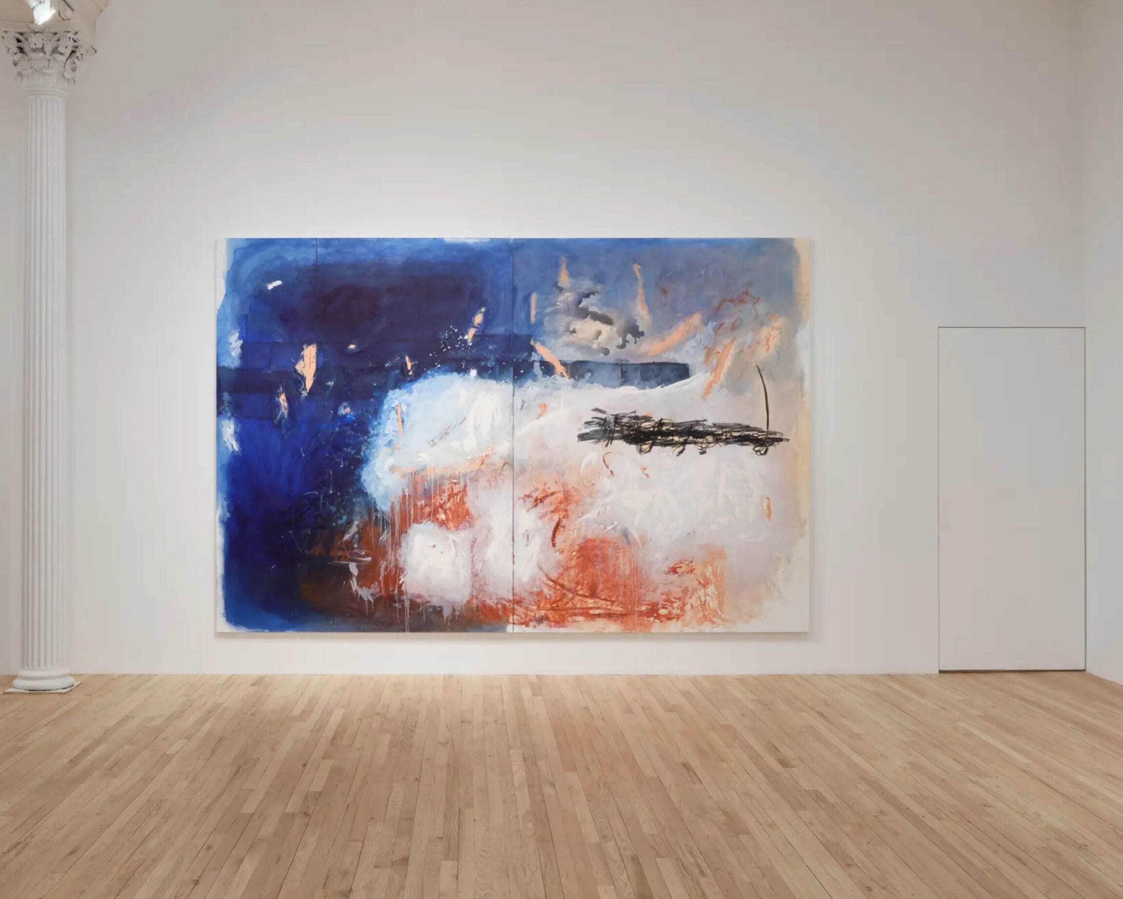 The best art galleries and museums in New York City | Some Landscapes installation view by Anh Trần, Searching the sky for dreams (barbed-wire lanes)