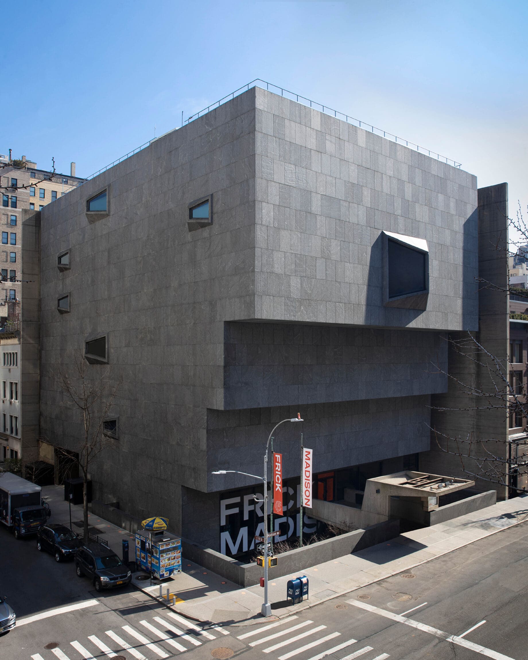 The best art galleries and museums in New York City | Exterior of Marcel Breuer building that houses Frick Madison, the museum's temporary home
