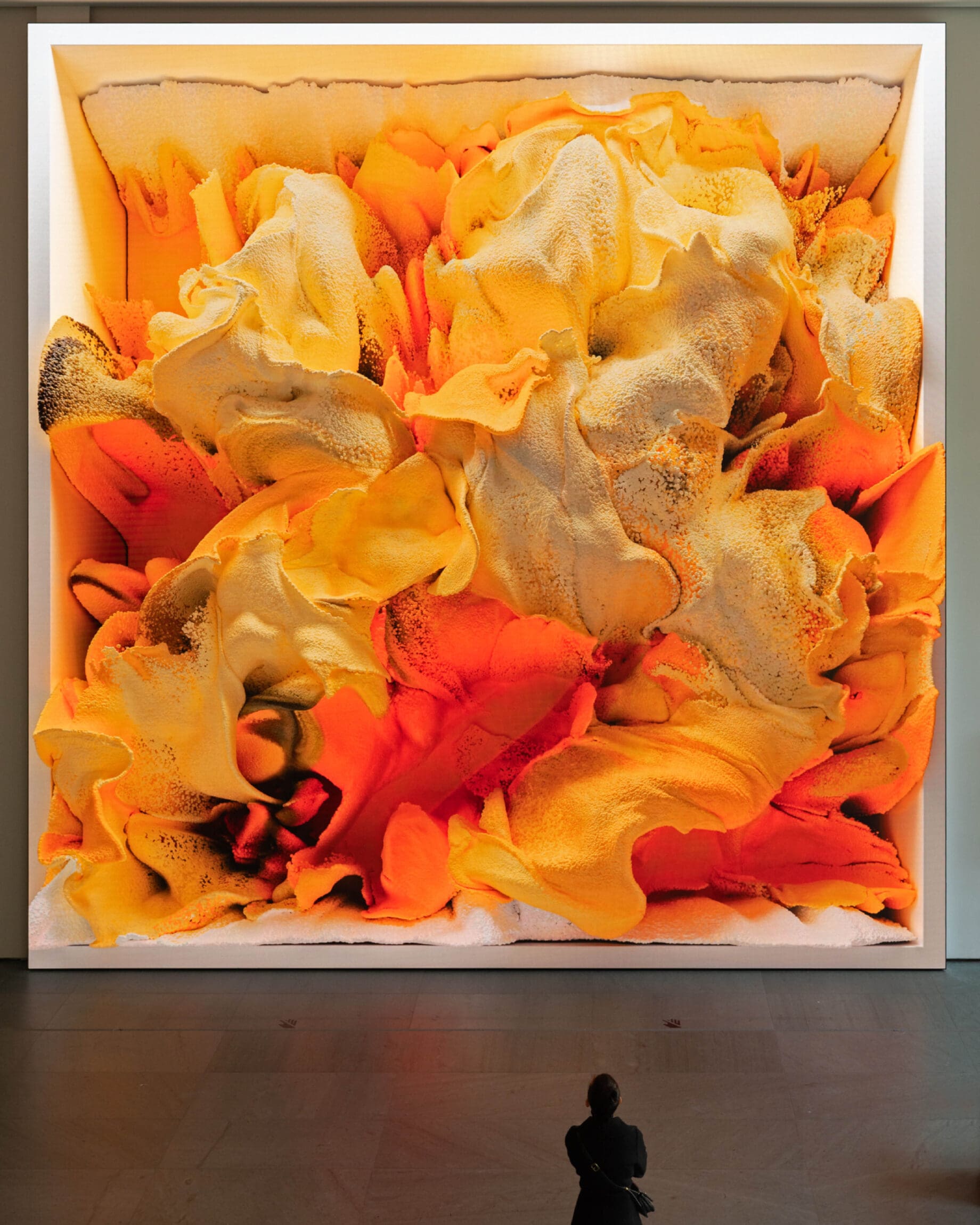 The best art galleries and museums in New York City | Museum of Modern Art "MOMA" orange large scale art piece