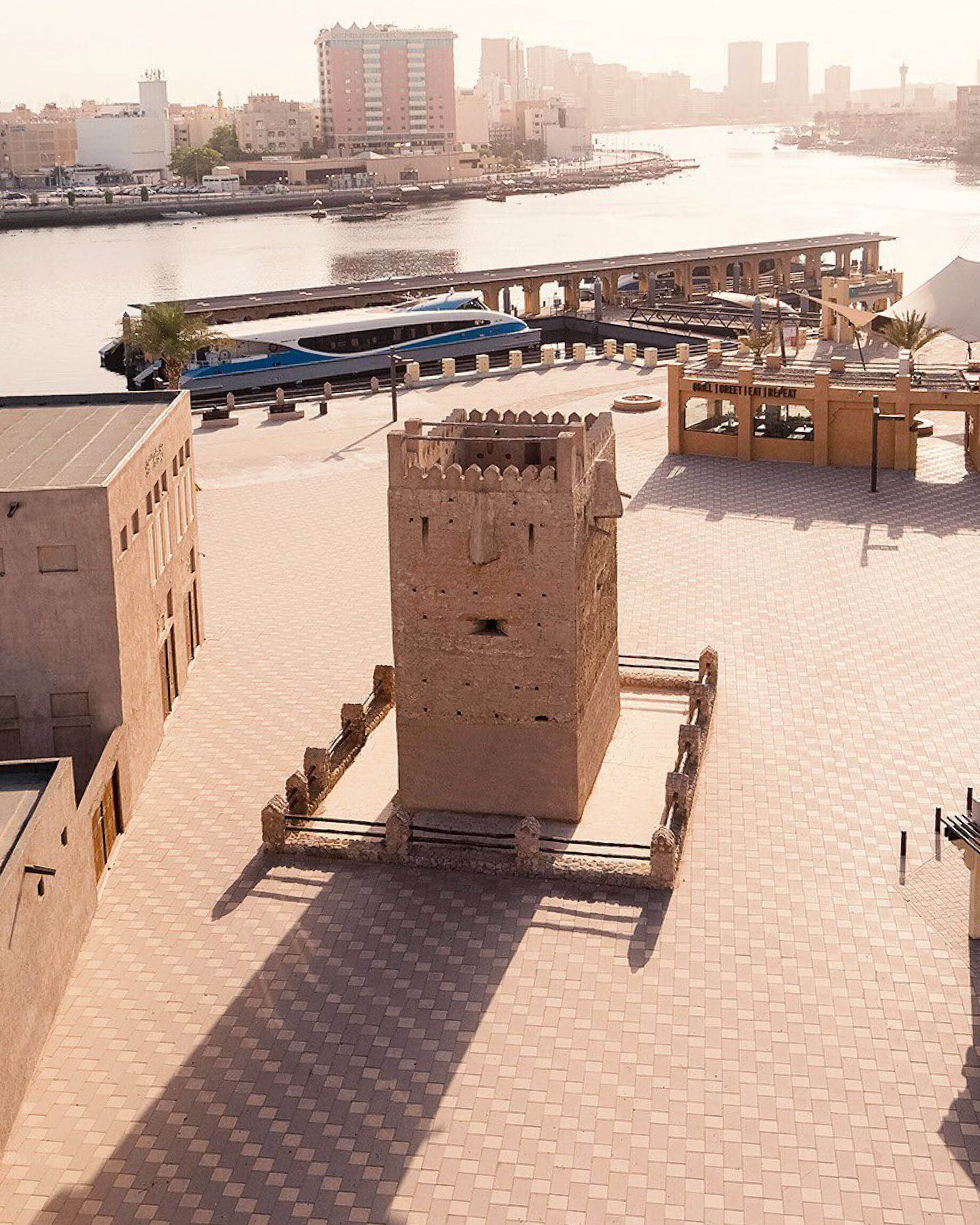 The best art galleries in Dubai | An aerial view of the Al Shindagha Museum Complex in Dubai.