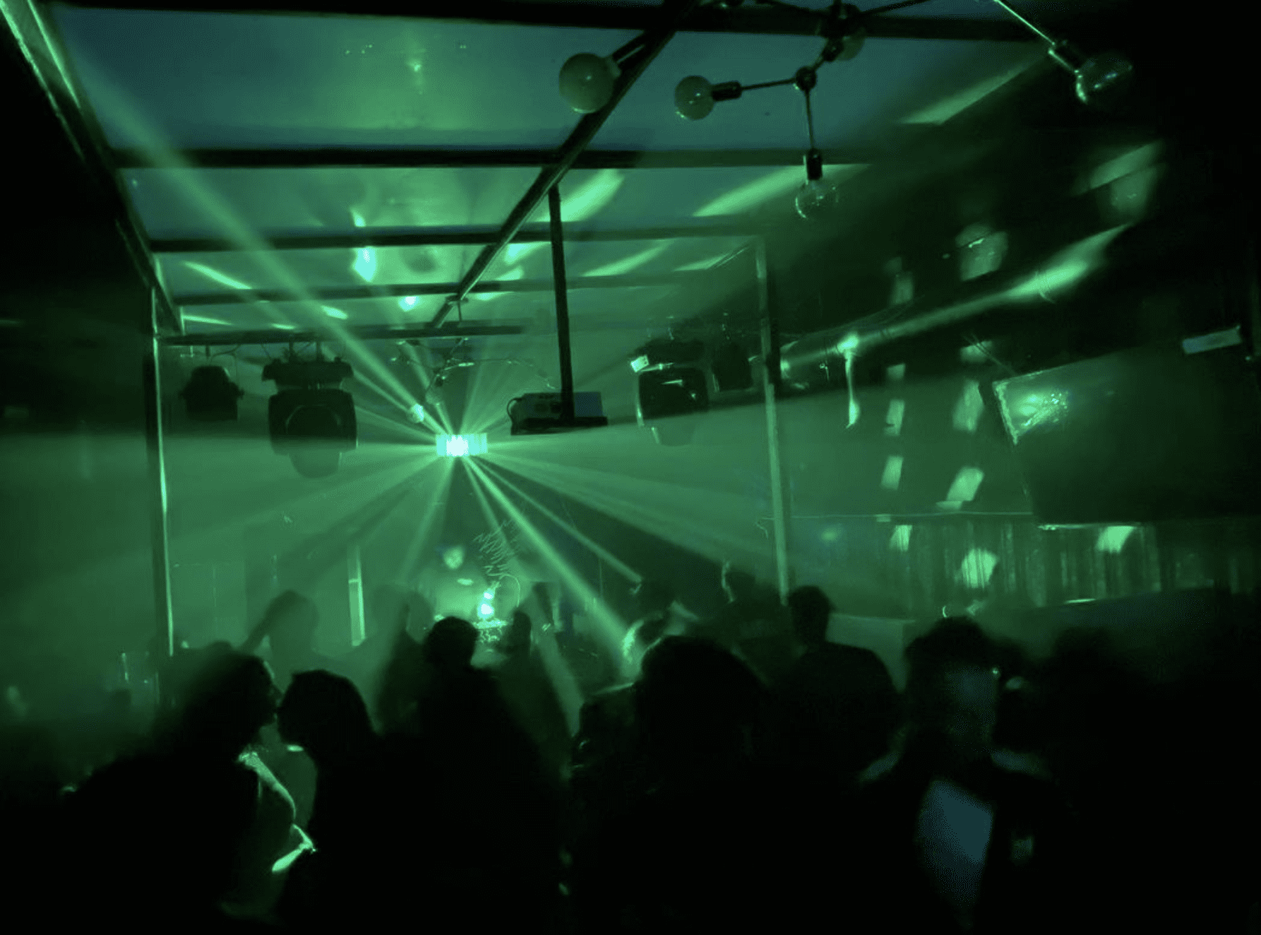 Lasers at Moist Paper Party, Dubai