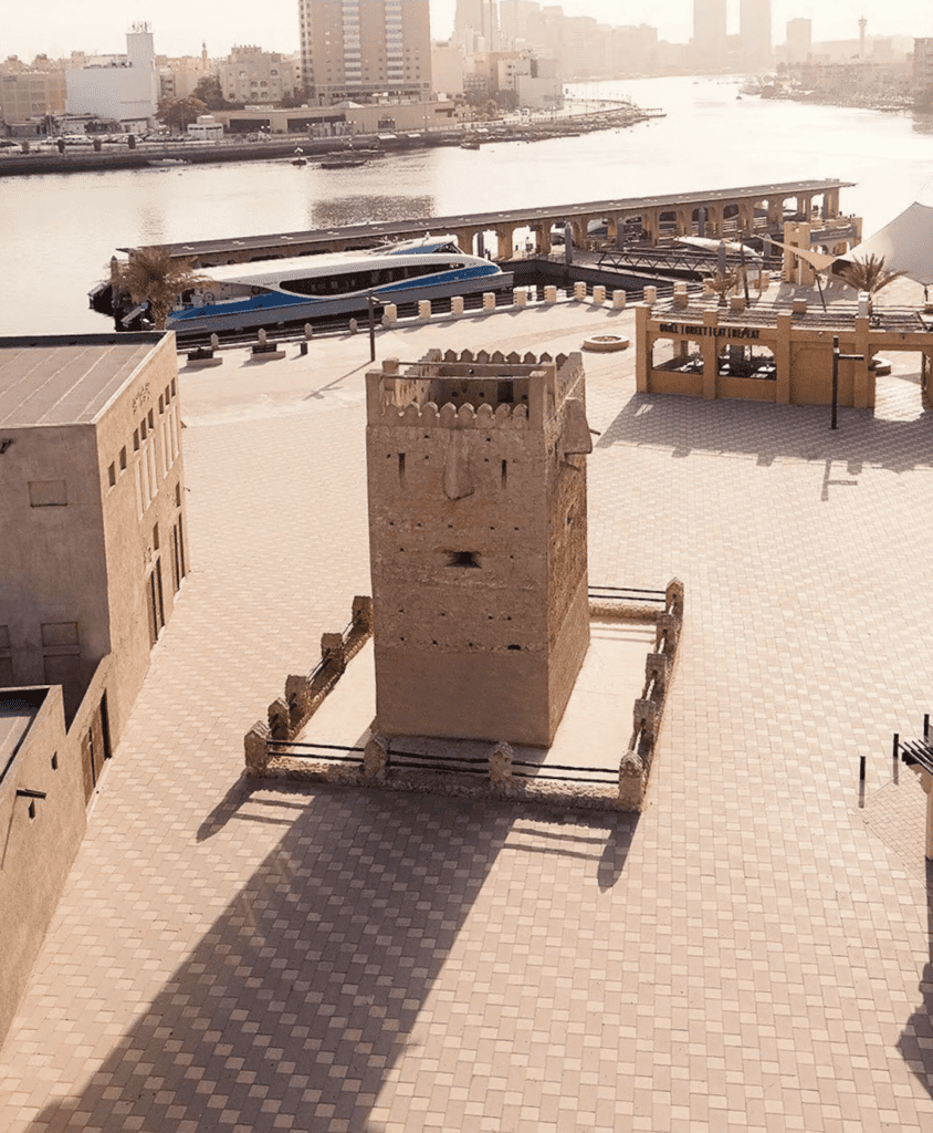 Art scene in Dubai | An aerial view of the Al Shindagha Museum Complex in Dubai.