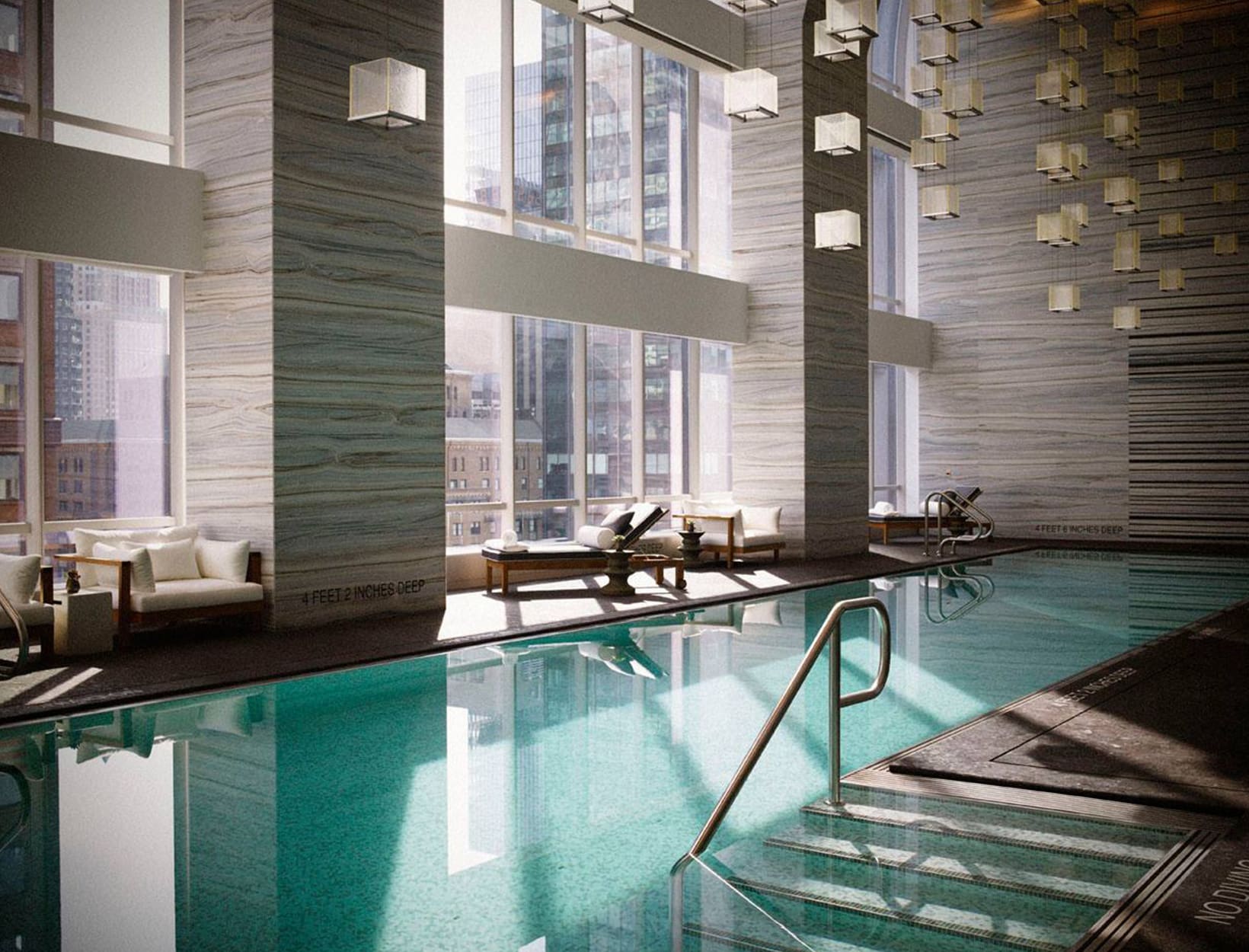 The Nalai Spa pool at Park Hyatt New York