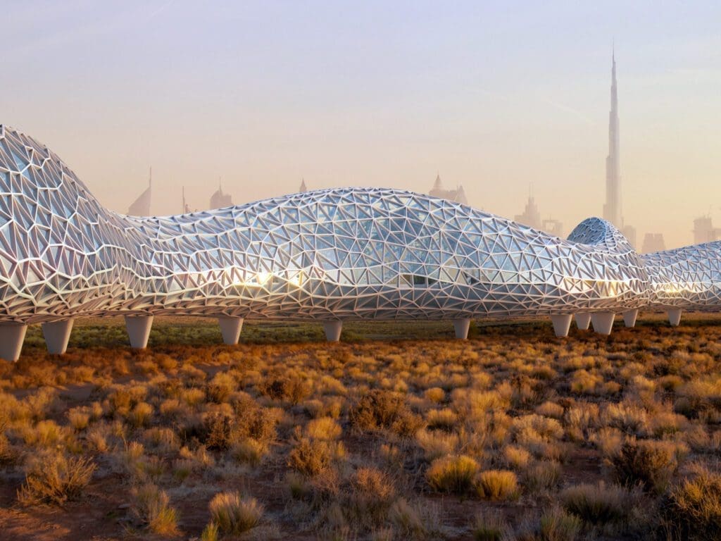 Dubai sustainability | The Loop, a futuristic sustainable urban highway