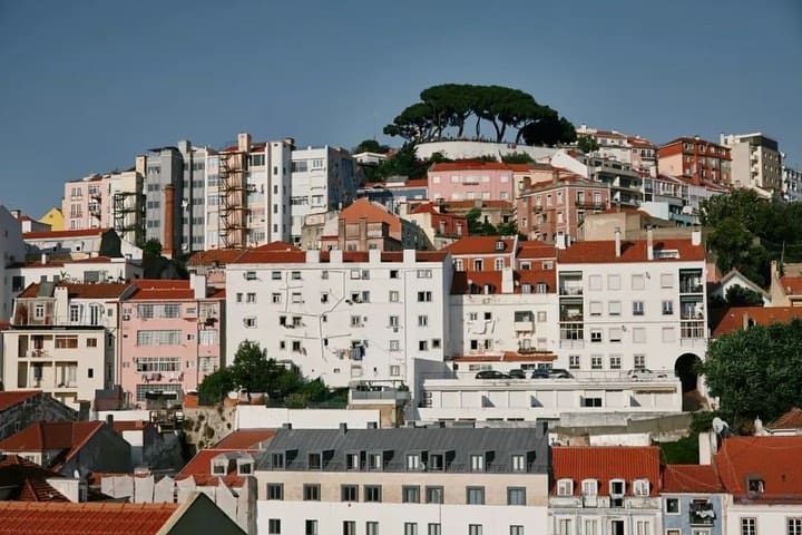 A local guide to Lisbon | views of buildings from Miradouro de Baixo