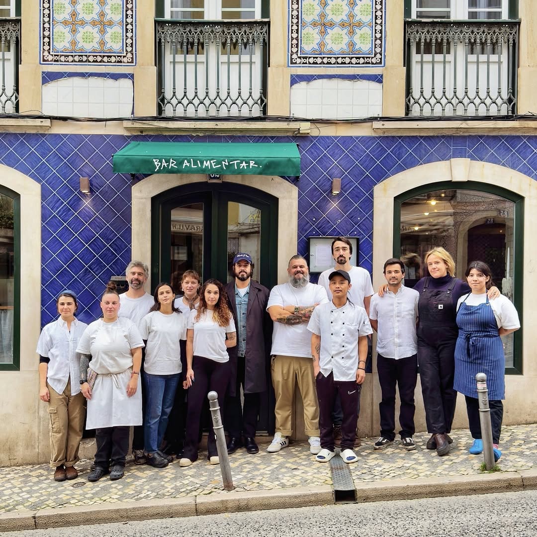 The team at Bar Alimentar in Lisbon