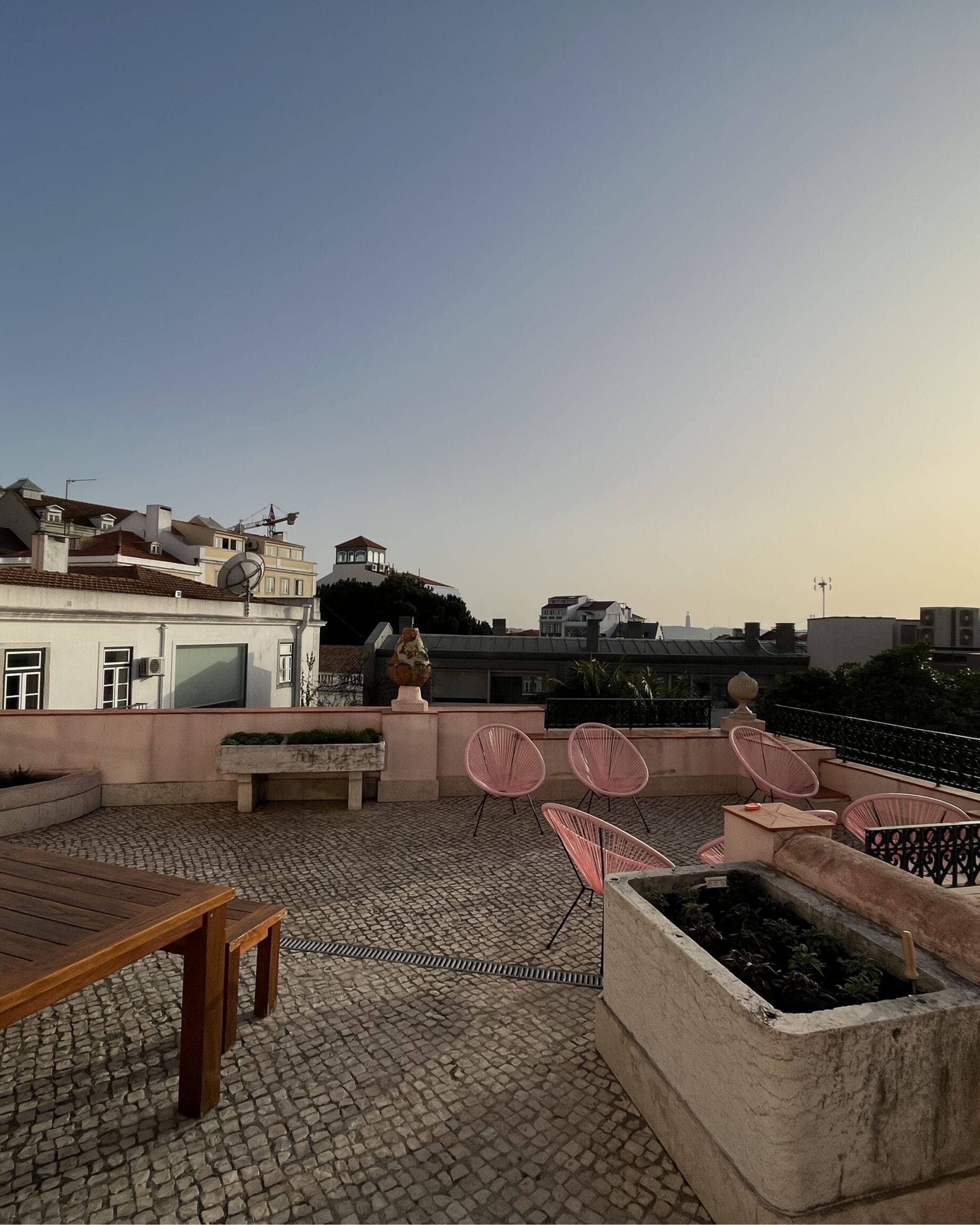 The best co-working spaces in Lisbon | The rooftop at Dama Rosa