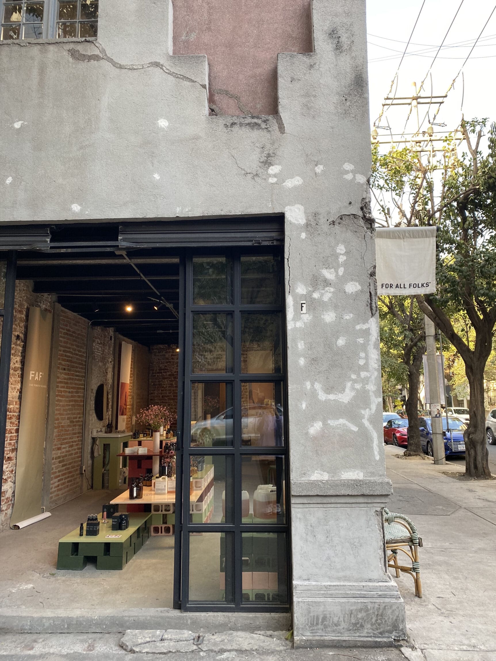 The best shops in Mexico City | The entrance to For All Folks in Condesa
