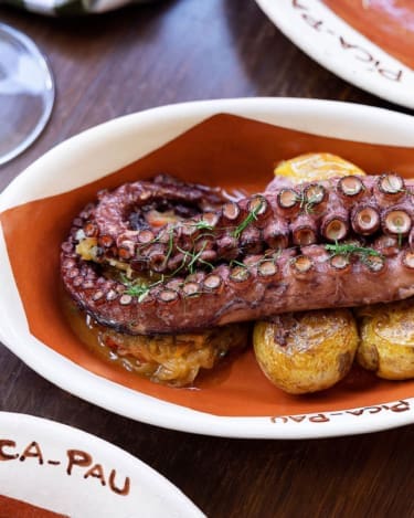 The best restaurants in Lisbon | a squid dish at Pica-Pau