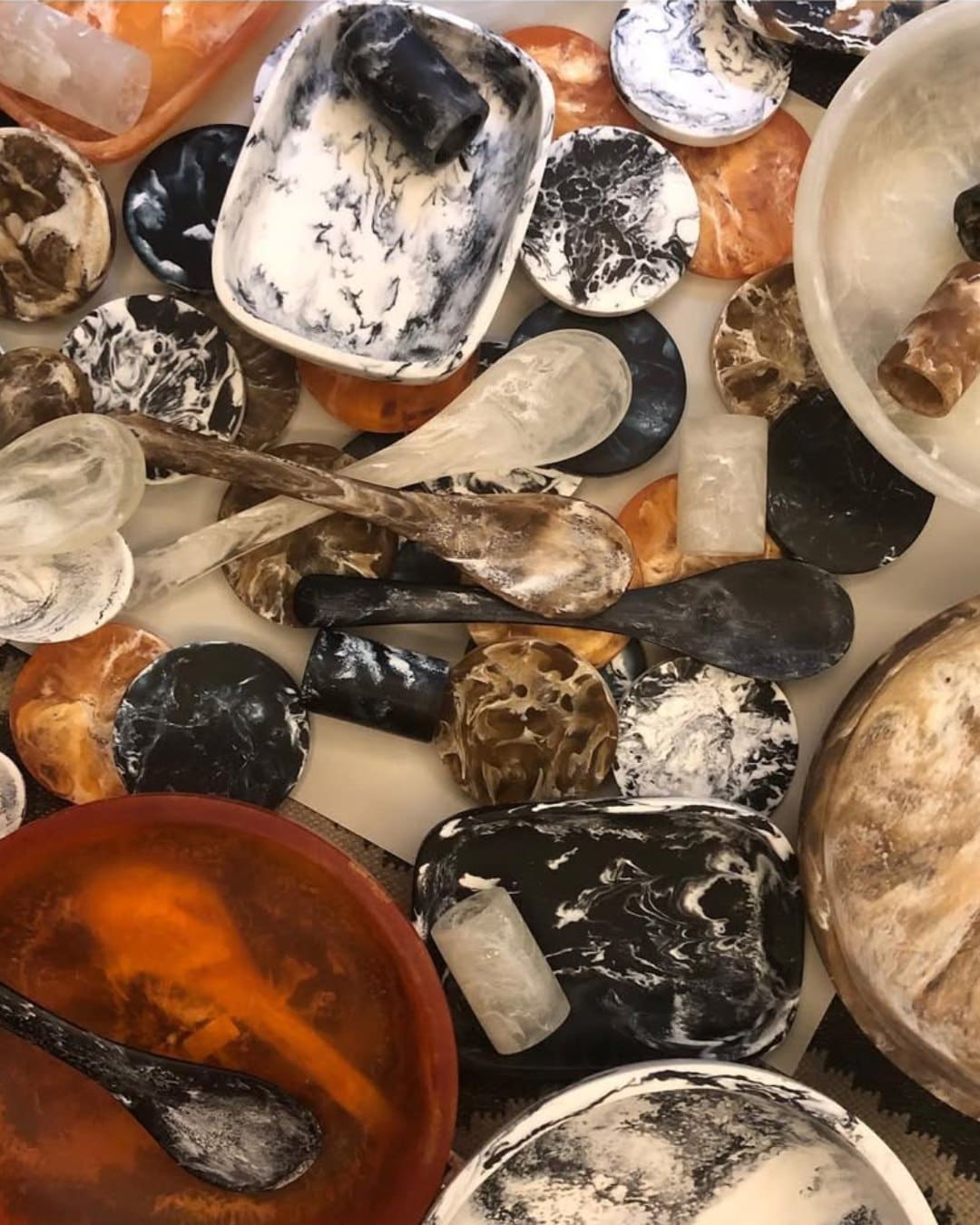 Resin homeware at Atlawa