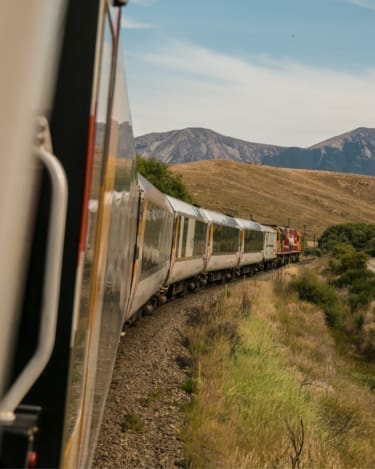 Train trends 2023 | a train driving through the moutains