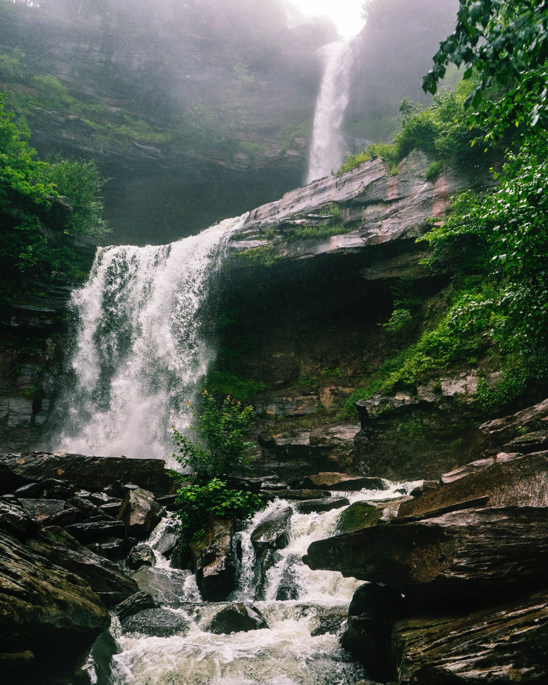 Kaaterskill Falls, the crown jewel of the Catskills, is the tallest cascading waterfall in New York State, at more than 260 ft. Photography by Vincent Branciforti