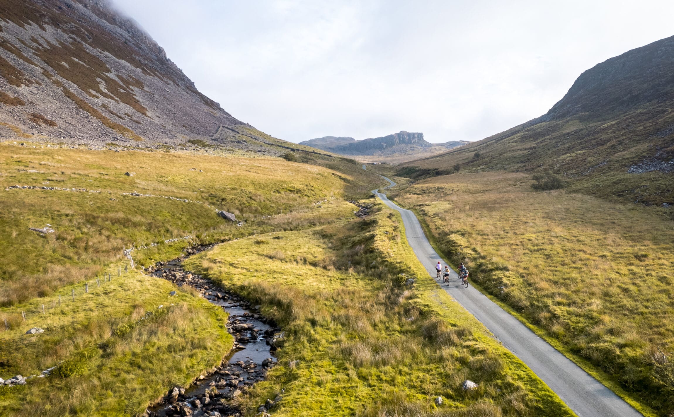 A complete guide to bikepacking in the UK | Riding up Cwm Teigl from Llan Ffestiniog on Cycling UK's Traws Eryri route. Photo by Sam Dugon