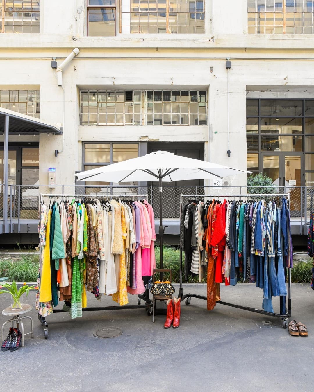 The best vintage stores in LA | a stall at Pickwick Vintage market