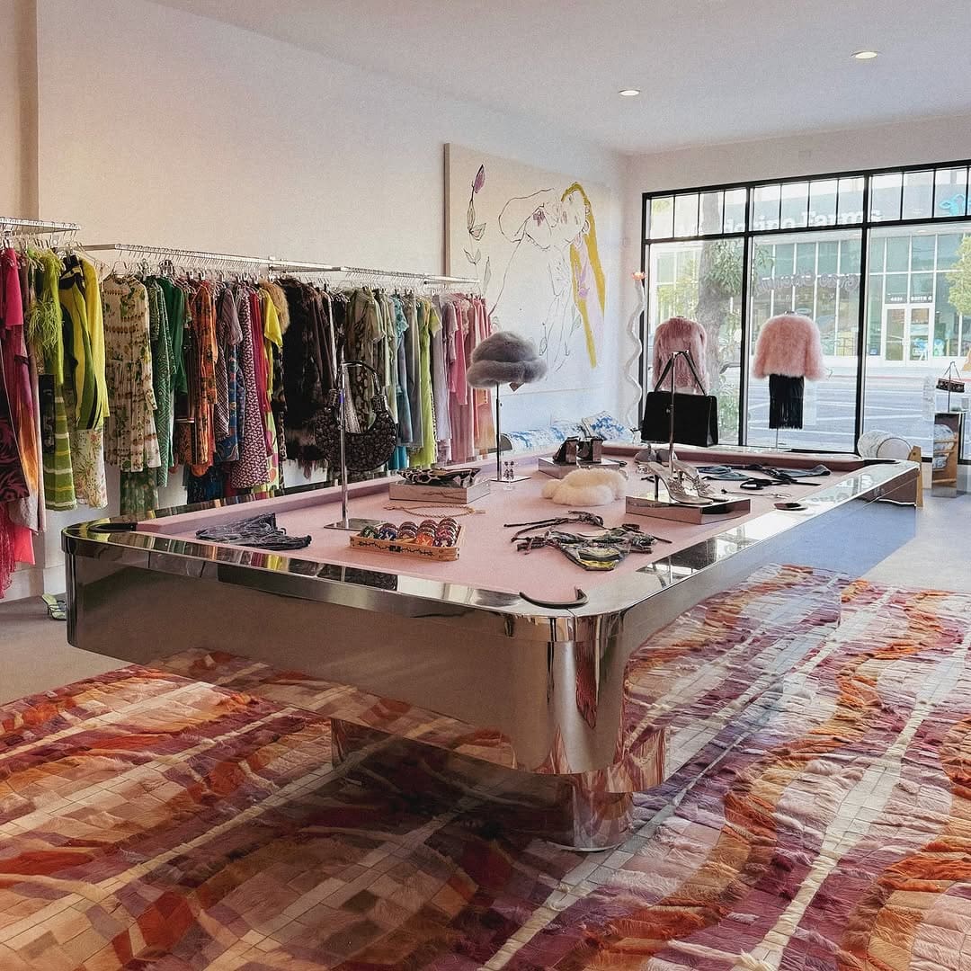 The interiors at Ciao Cherub vintage store in Los Feliz