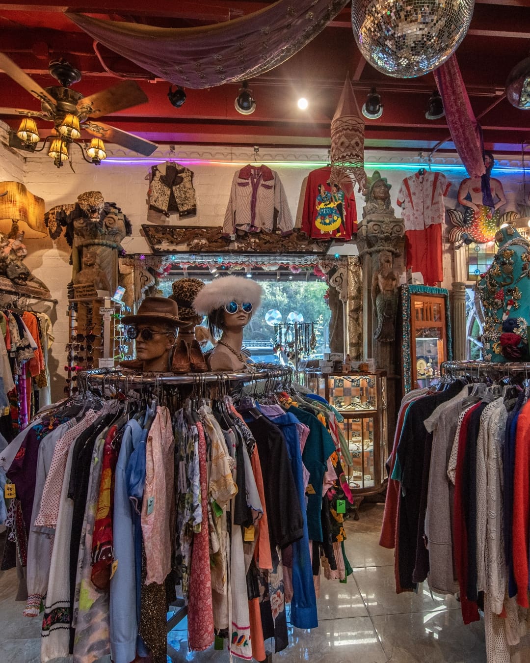The best vintage stores in LA | a packed shop at Hidden Treasures