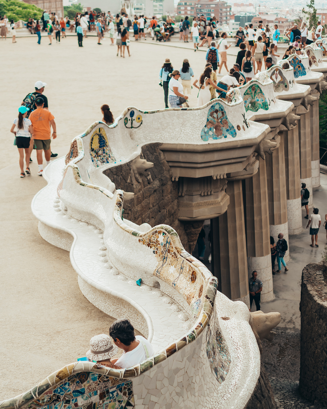Overtourism in Europe | Park Güell in Barcelona, photography by Yevgeniya Tyumina
