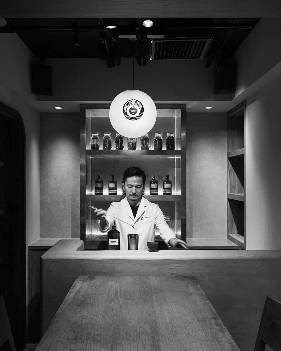 World-class bartender Atsushi Suzuki in action at Bellwood