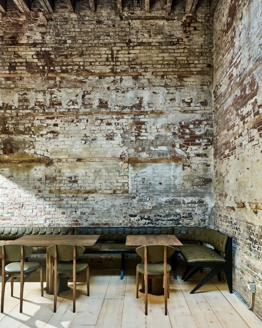The industrial brick interiors at Ilis, a new restaurant from Mads Refslund