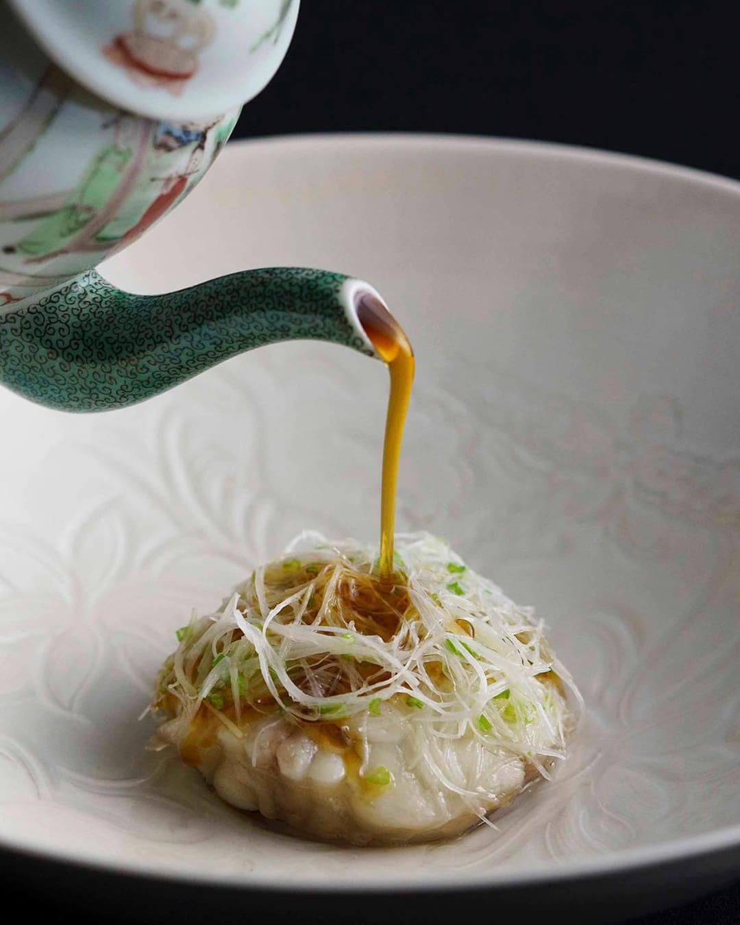 A dish at Michelin-starred Chinese restaurant Sazenka in Tokyo