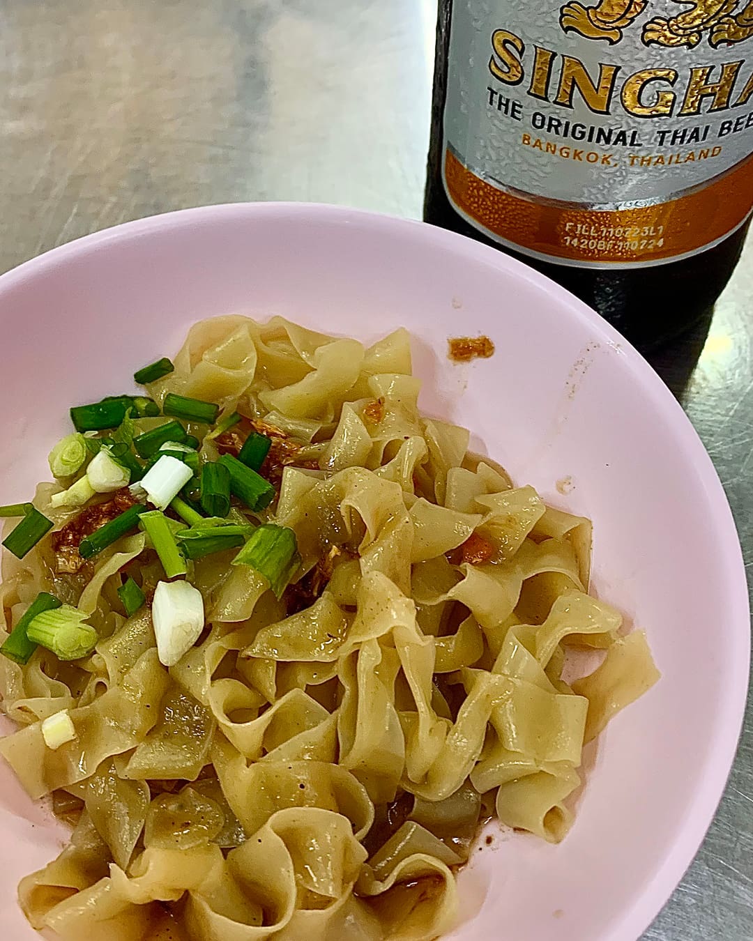 a bowl of duck noodles at Tung Sui Heng Pochana