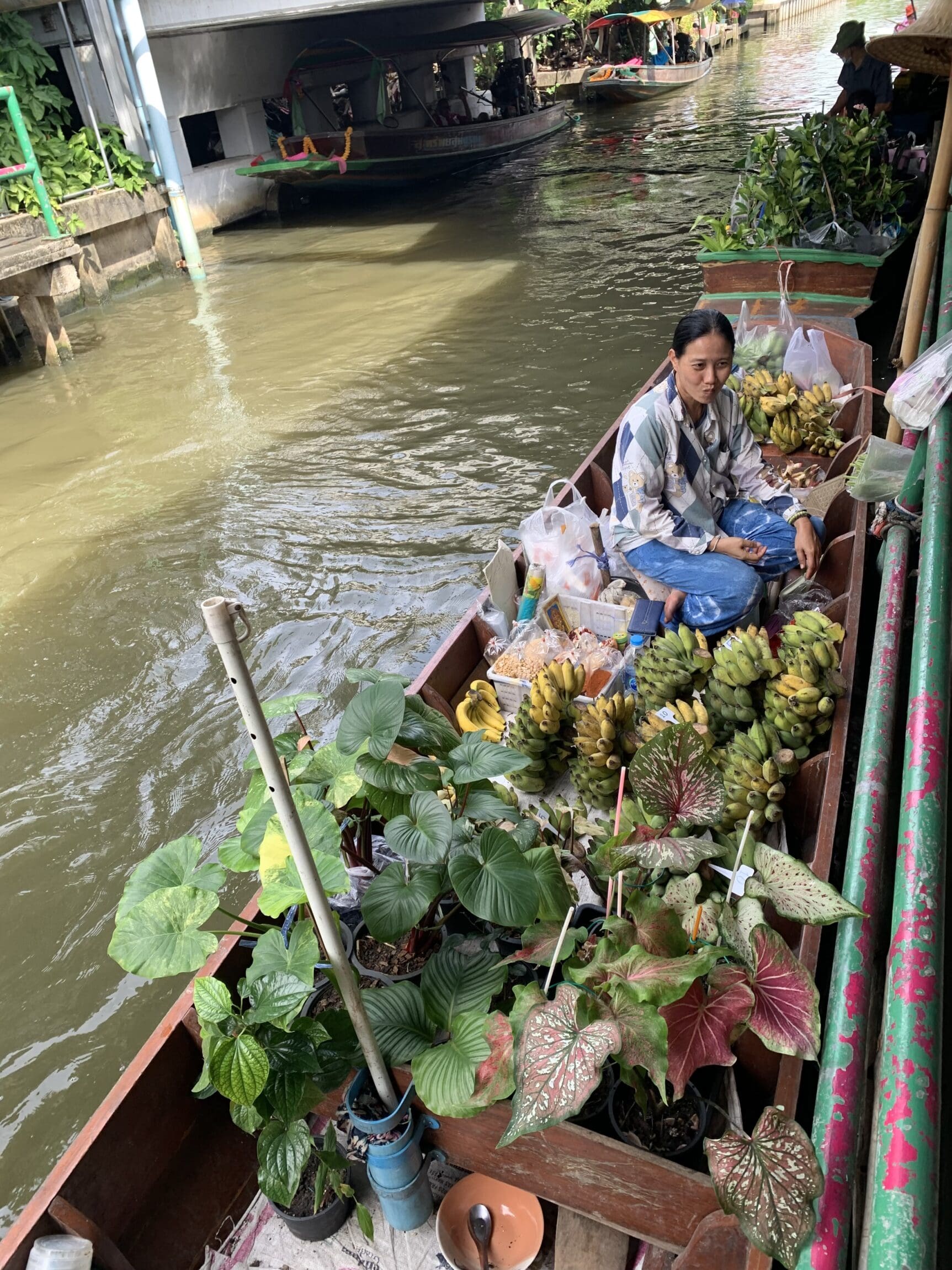 The best markets in Bangkok | A riverboat taking part in the Khlong Lat Mayom Floating Market