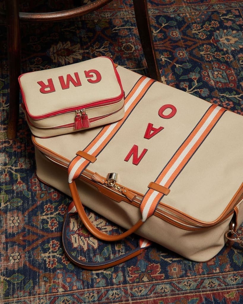 The monogrammed Walton collection by Anya Hindmarch