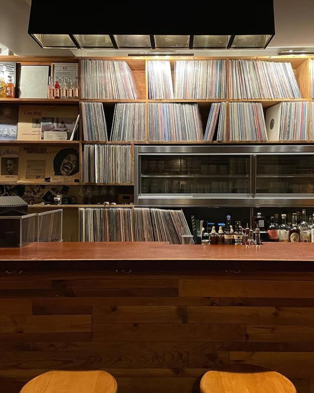 Vinyl records at Fréquence in Paris