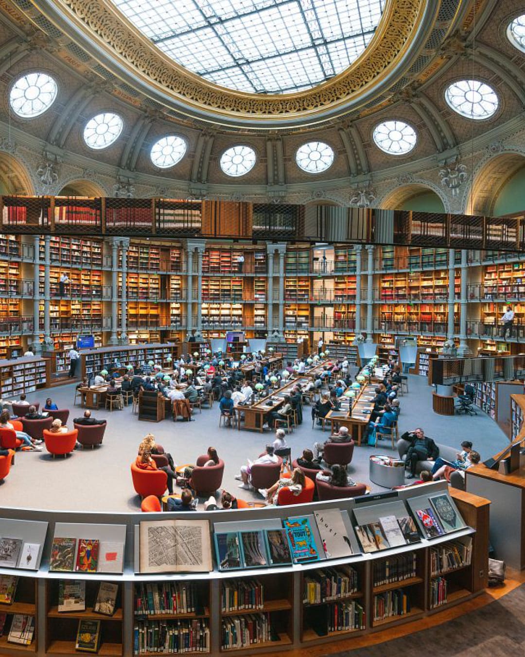 The best co-working spaces in Paris | The Oval Room at the BNF Richelieu.