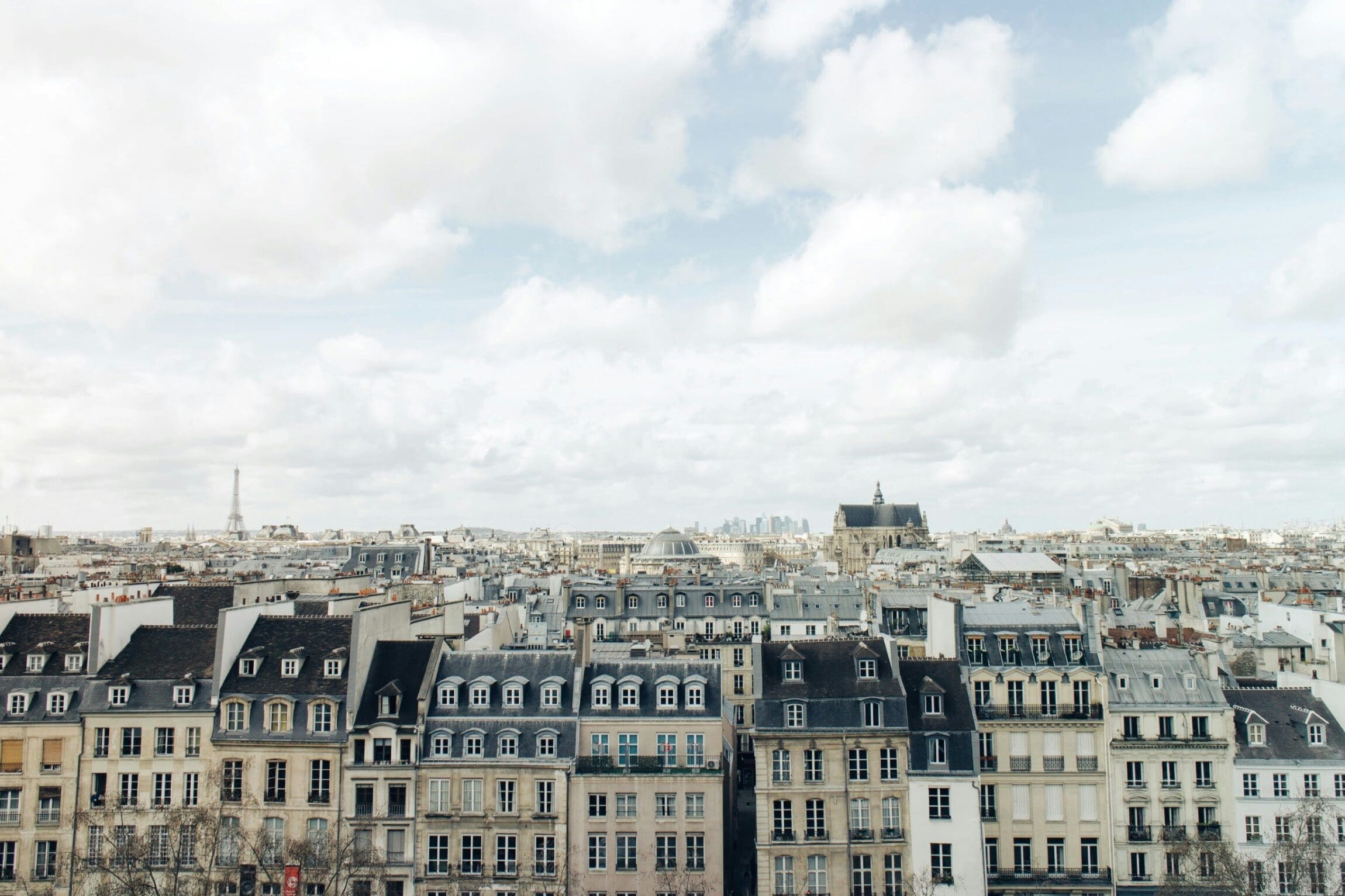 A view of Parisian rooftops; Photography by Nil Castellvi