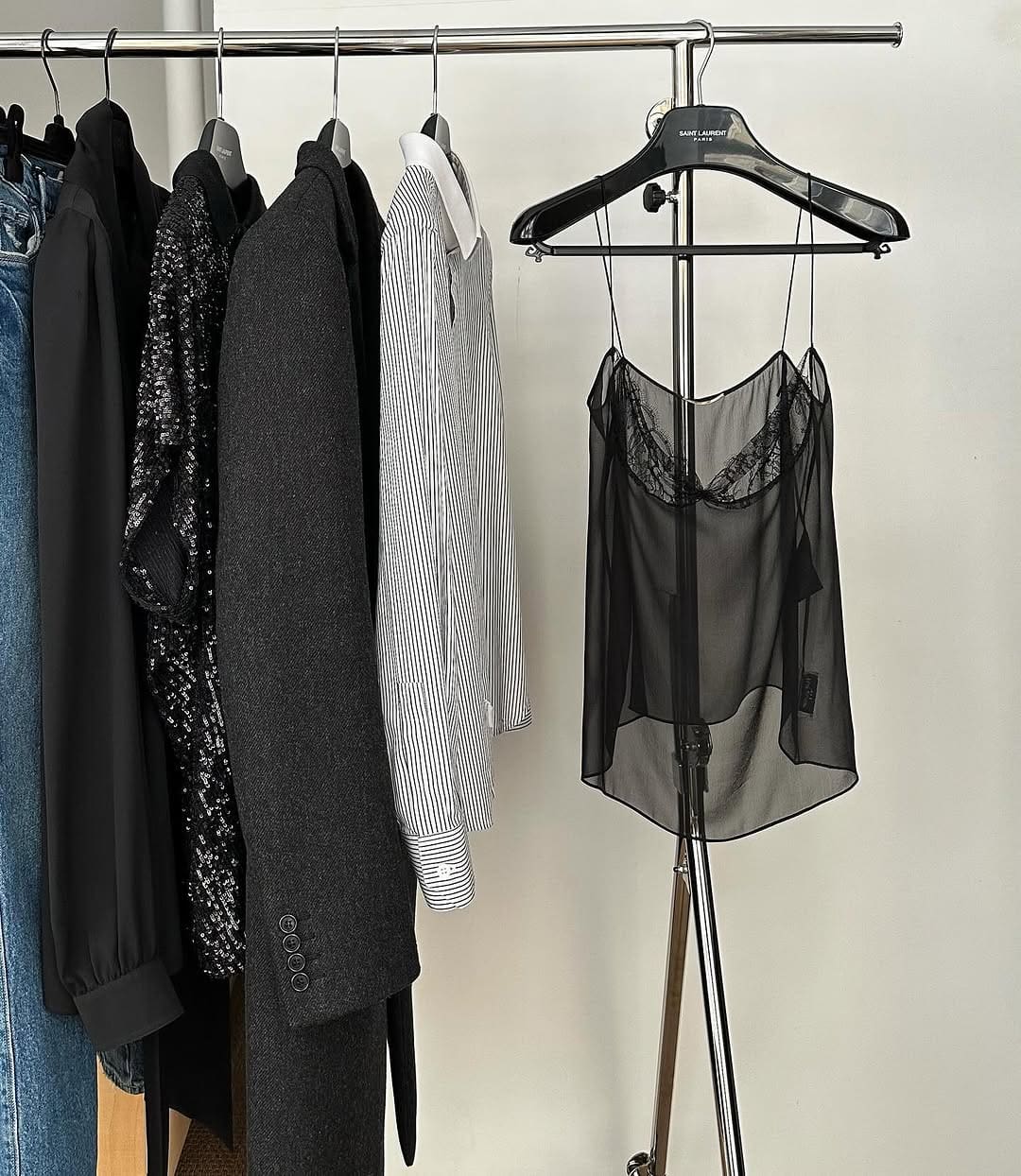 Vintage Saint Laurent at Odetta vintage store in Paris