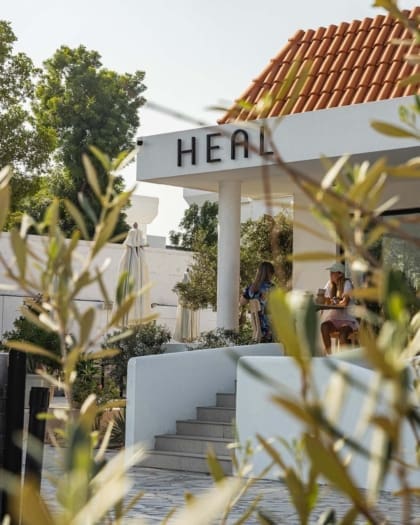 The best coffee shops in Dubai | Sun-soaked outdoor seating at Heal in Jumeirah