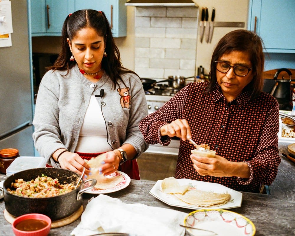 Priya and Sudha of Vegetarian Brown Girls. Photography by James Moyle