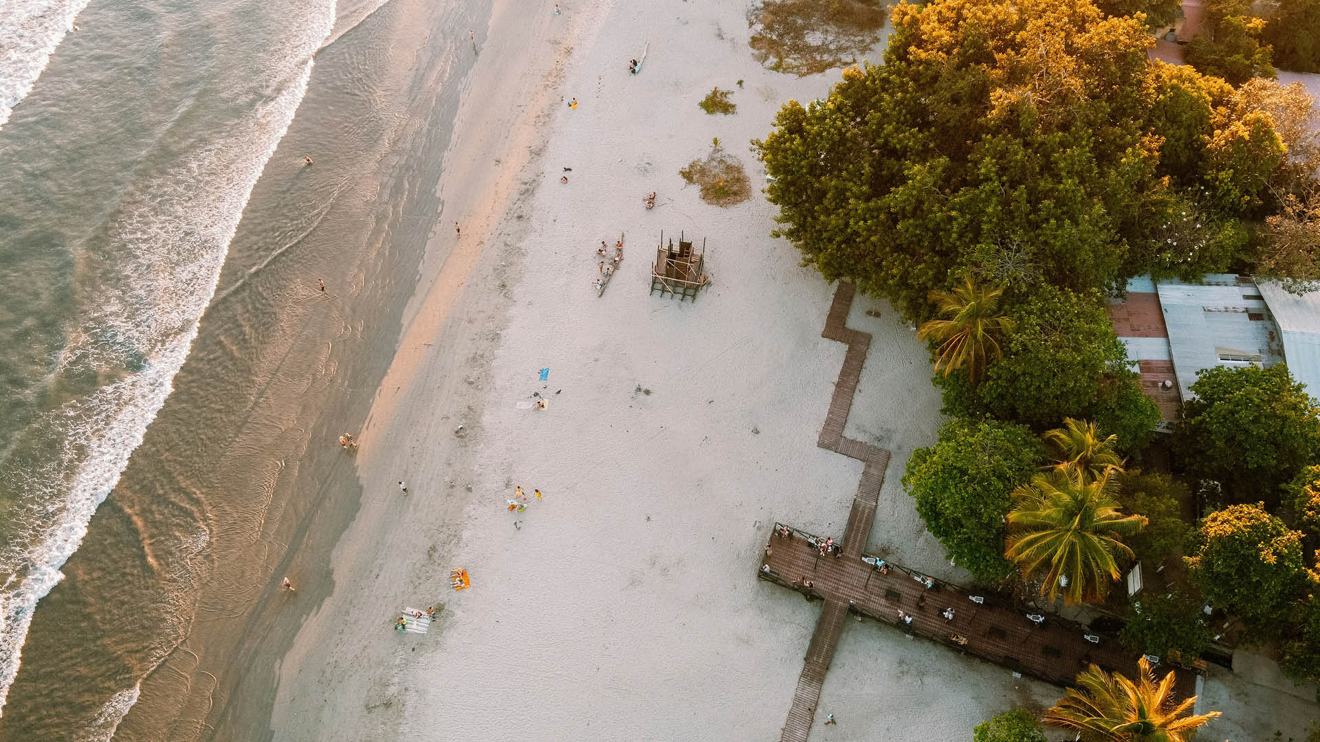 Samara beach on the Nicoya peninsula, Costa Rica