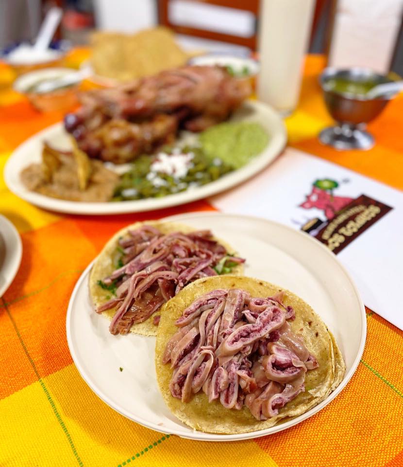 Tacos and mixed plates at Los Tolucos, Mexico City
