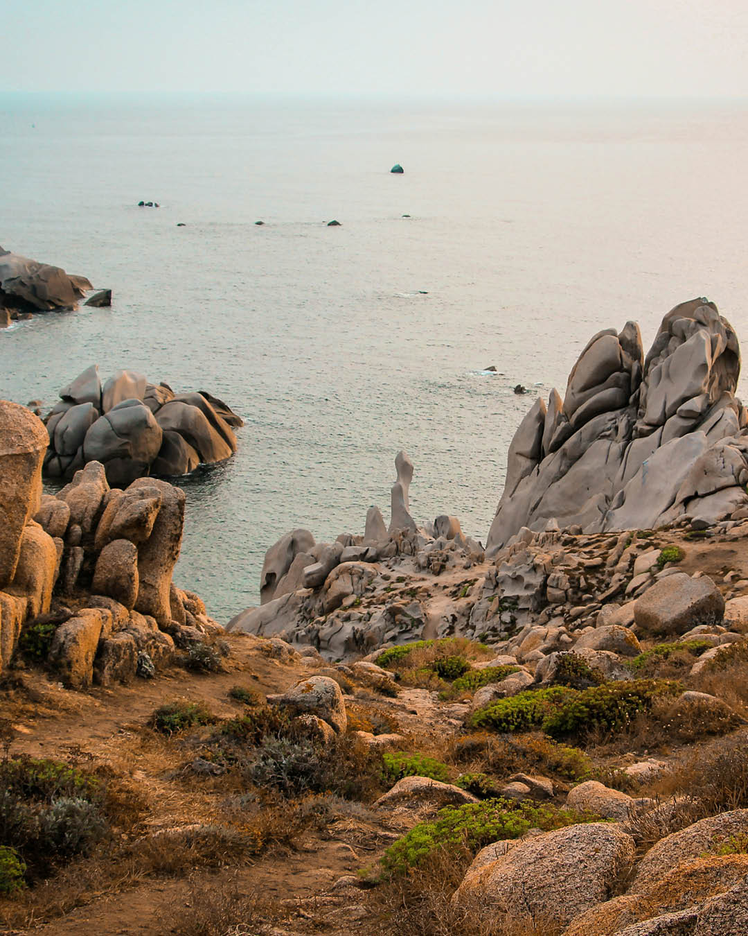 Rocky outcrop on the Sardinian coast