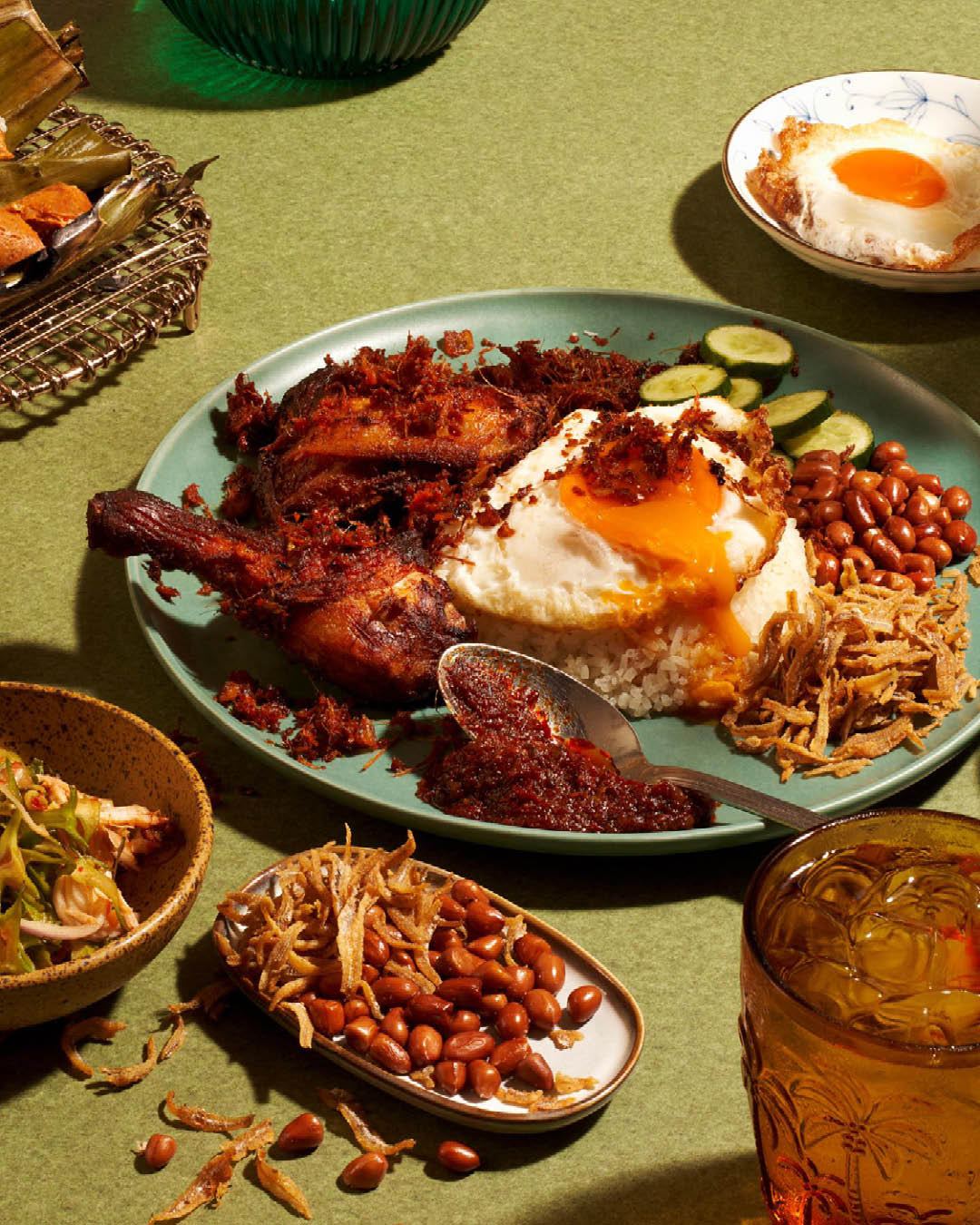 Malay cooking at The Coconut Club restaurant, Singapore