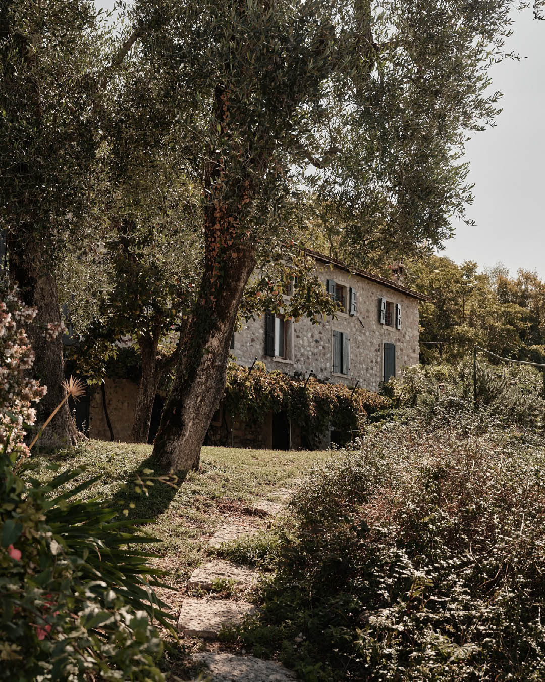 The verdant greenery of Borgo Tre in Lake Garda