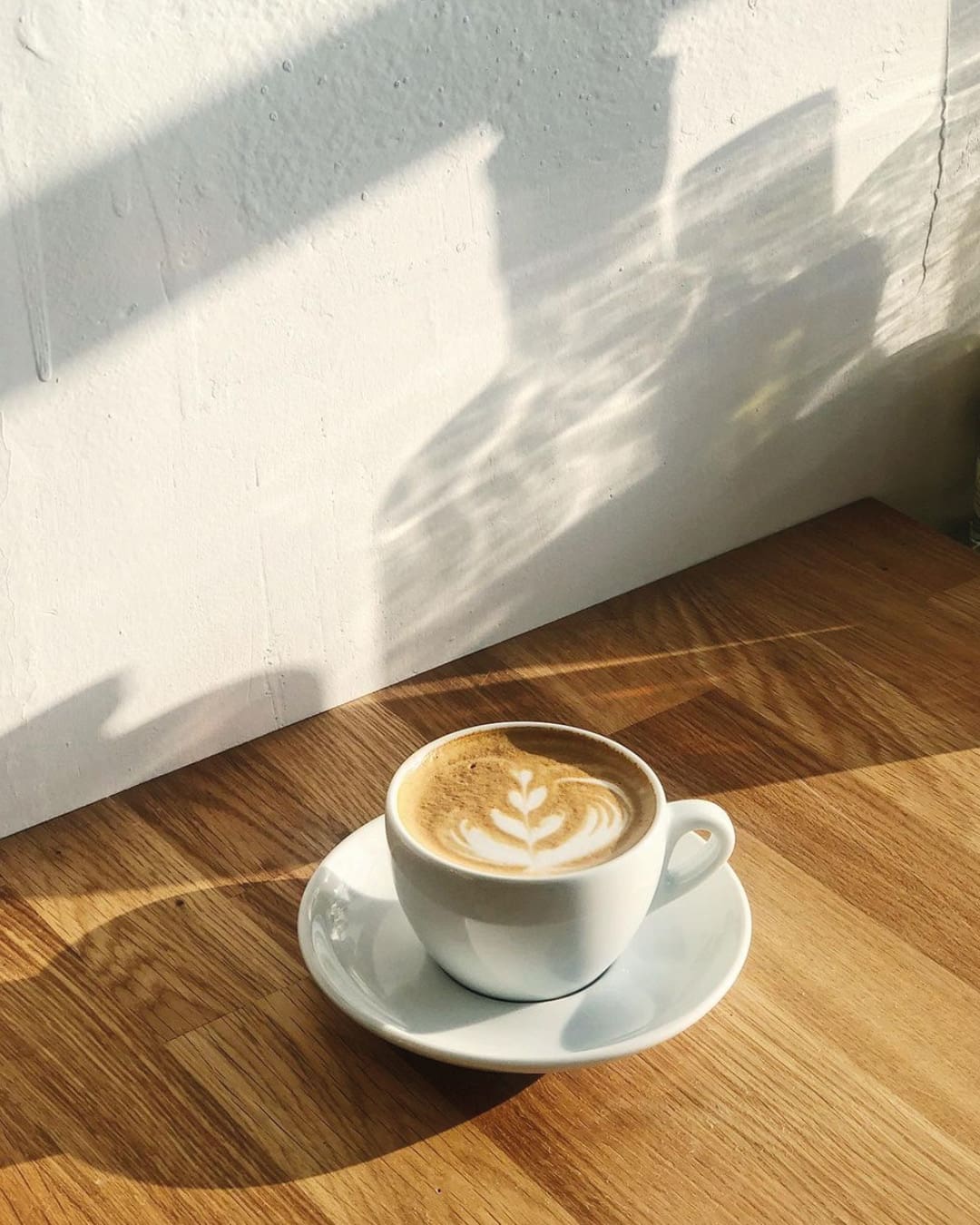 A cappucino served at Cafe Integral in New York.