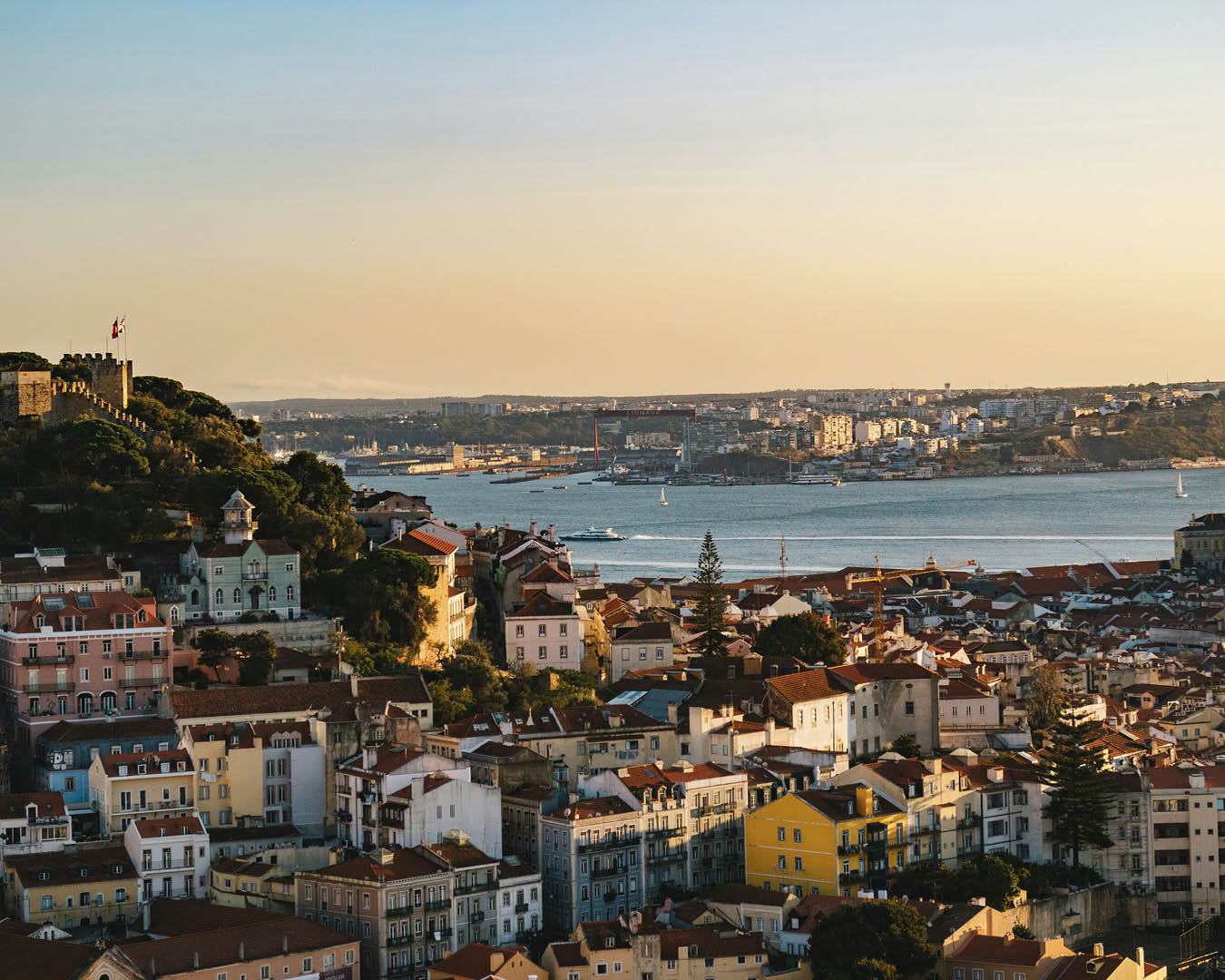 View across Lisbon's skyline
