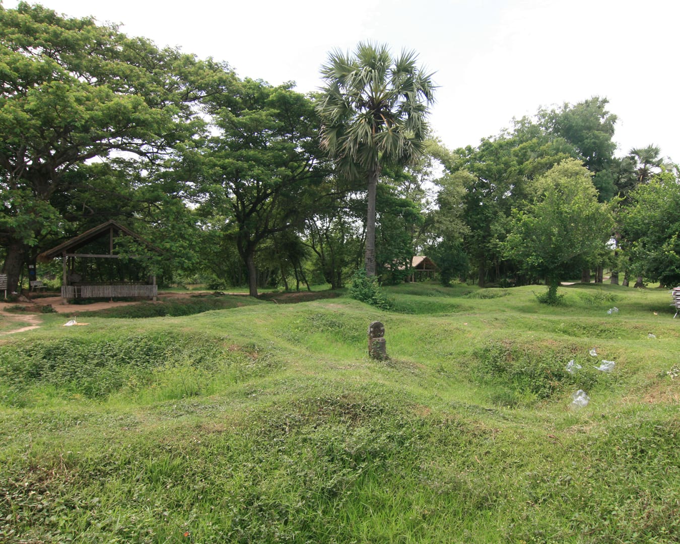 View of the Killing Fields, Cambodia