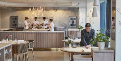 Interior of Geranium. Photography by Claes Bech-Poulsen
