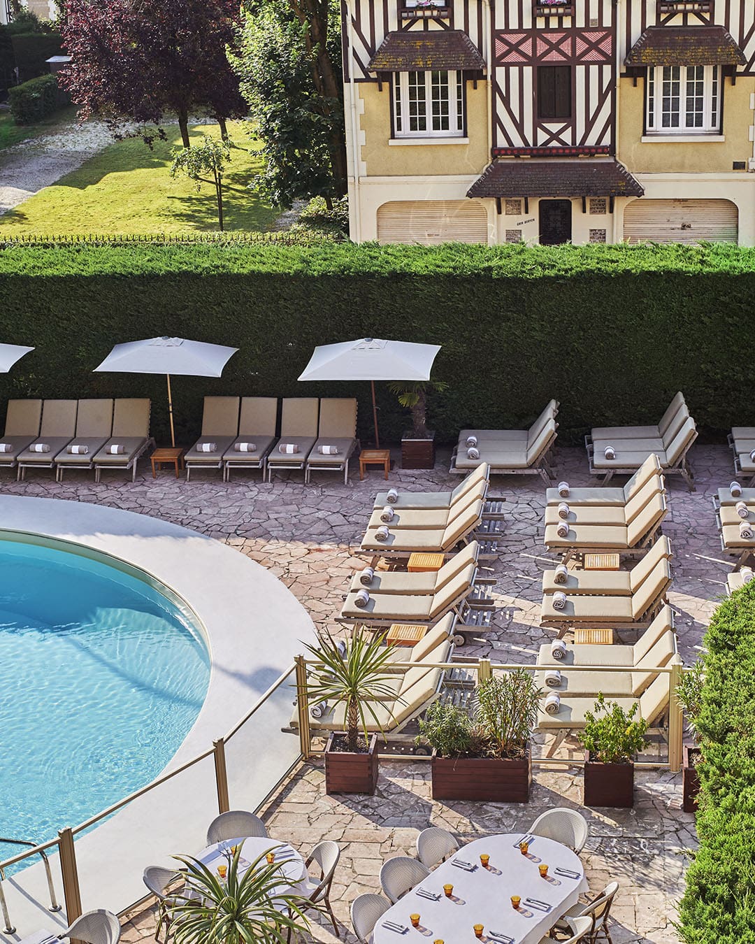Pool at Le Royal Deauville