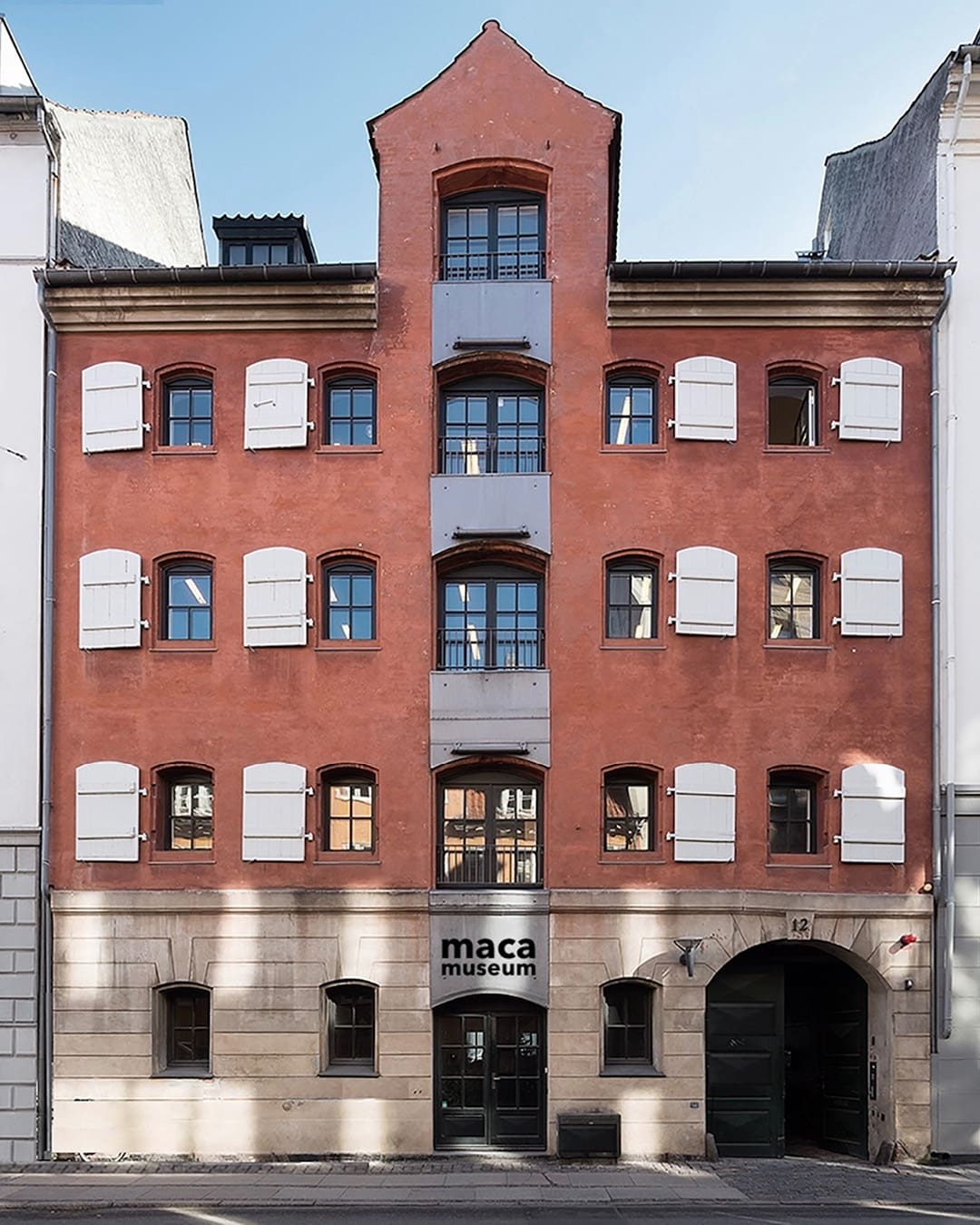 A street view of MACA Museum in Copenhagen.