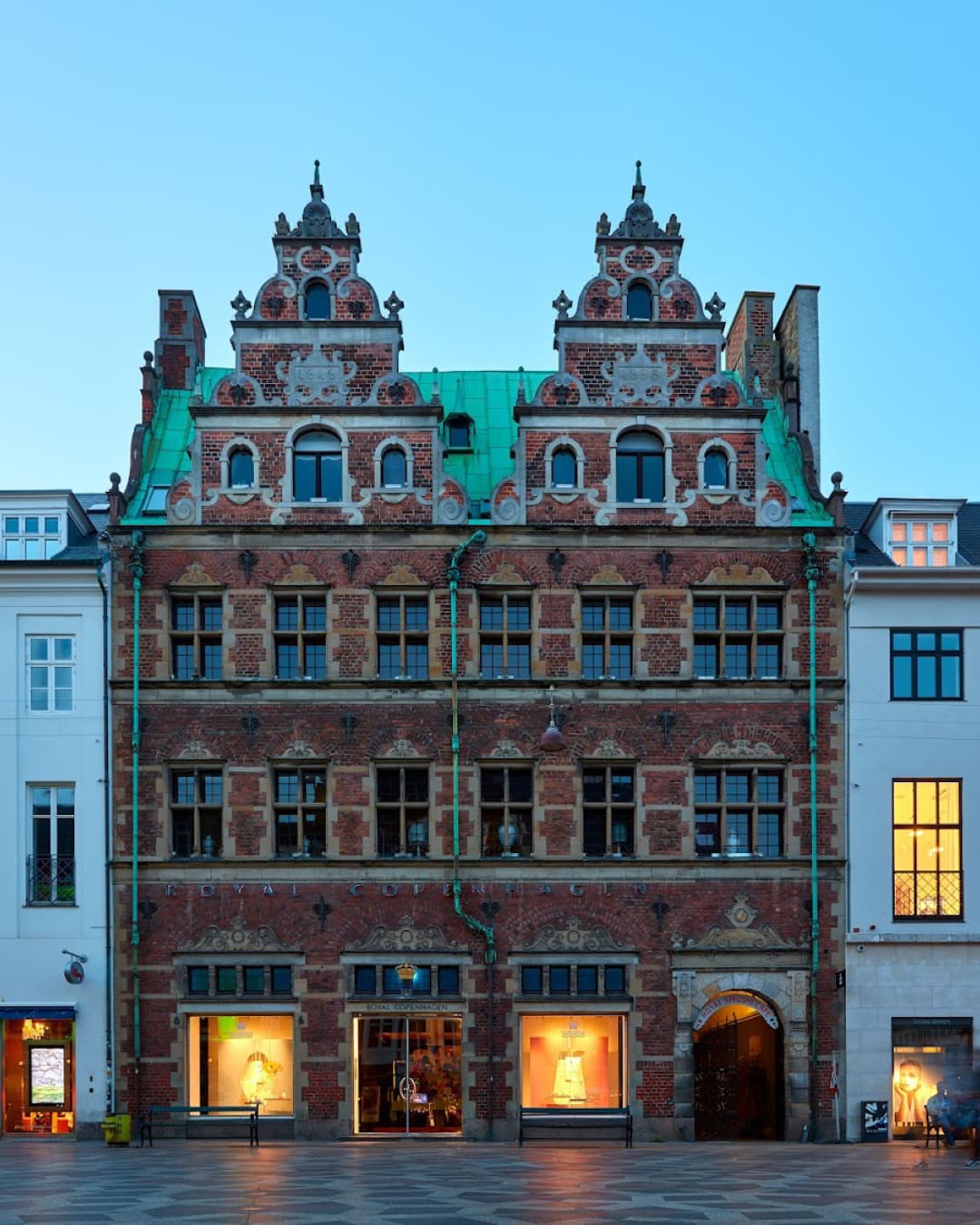 Royal Copenhagen's flagship store on Amagertov in Copenhagen.