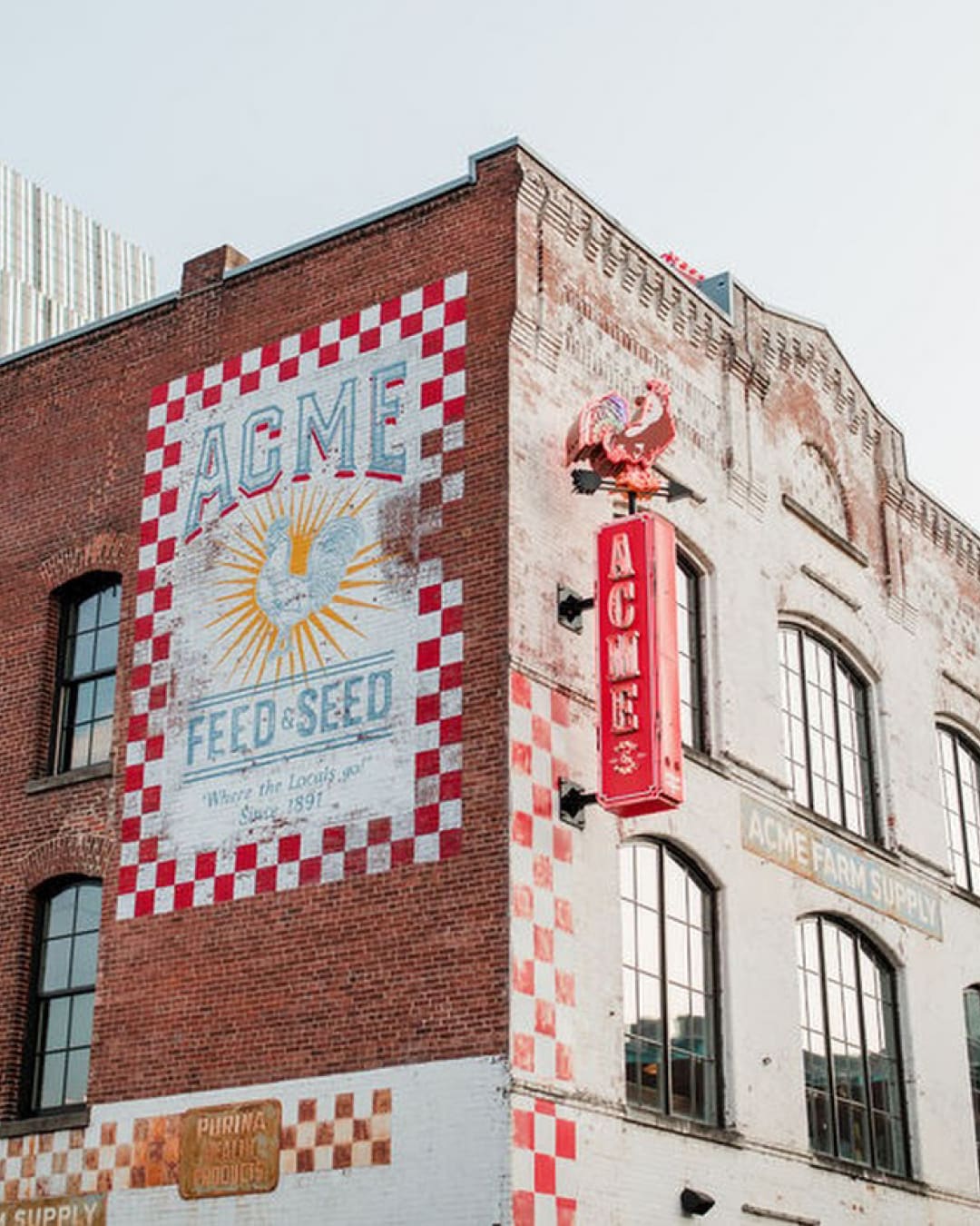 Signage at Acme Feed + Seed, Nashville