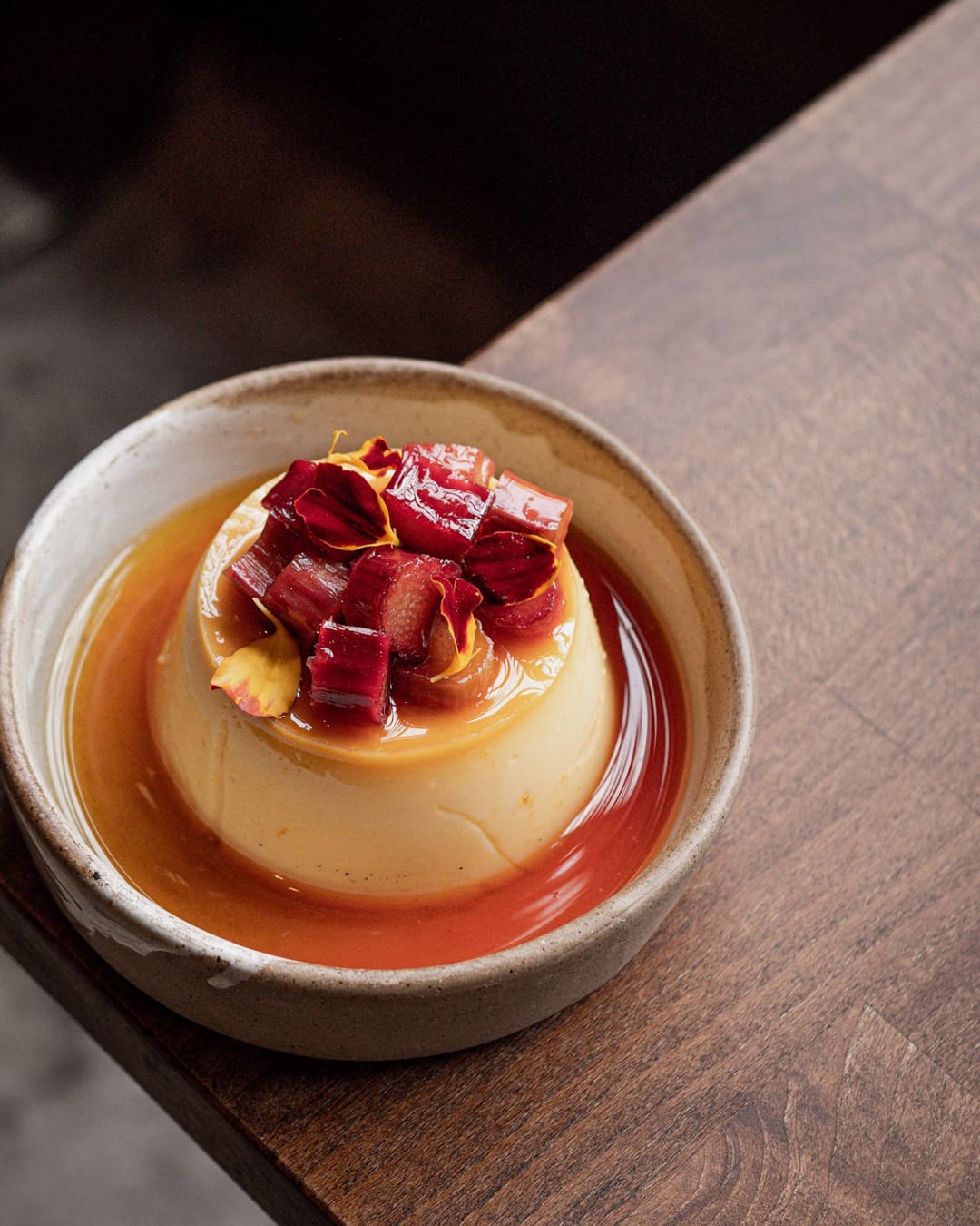 Vegan pudding at Smith and Daughters restaurant in Collingwood, Melbourne