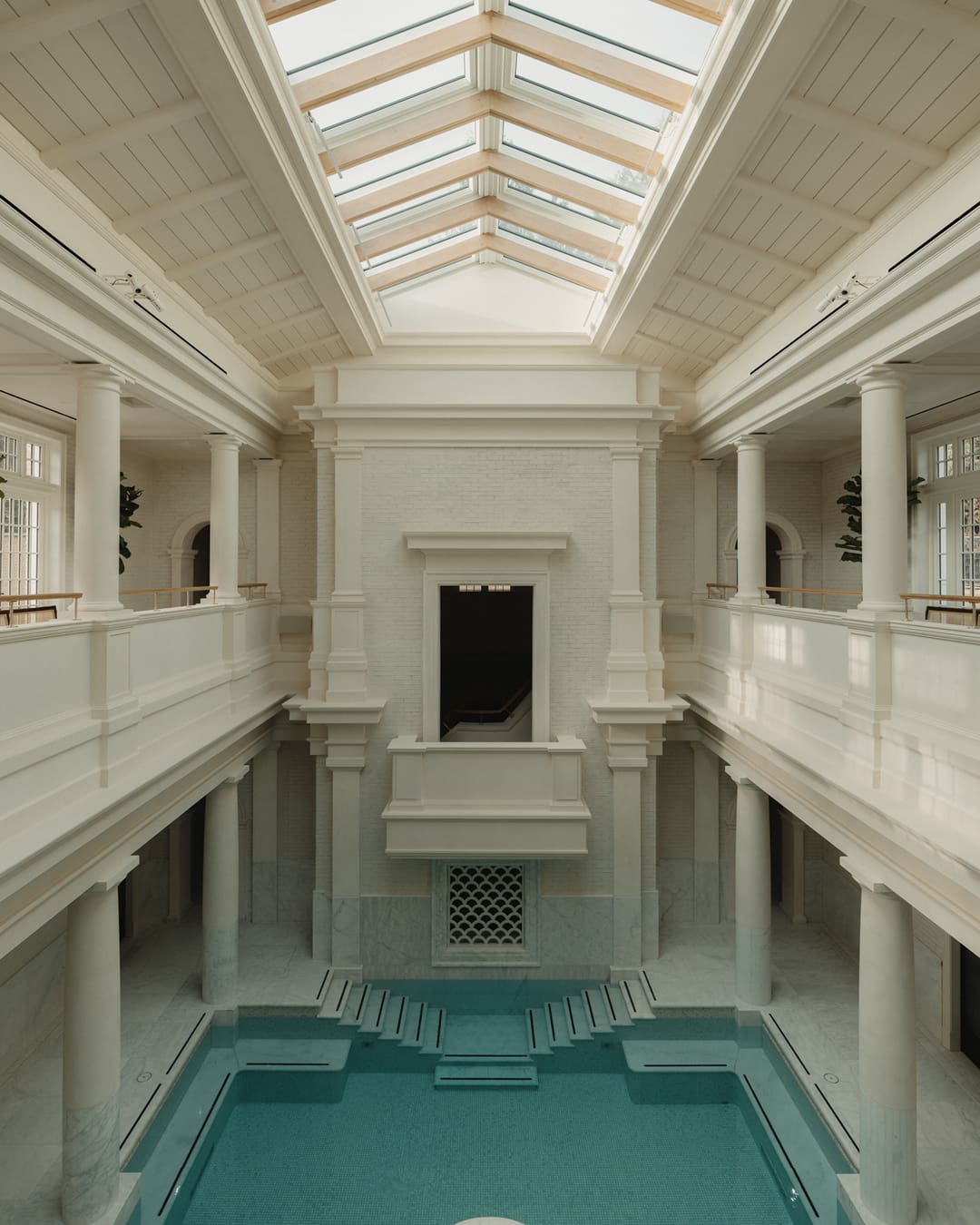 The thermal spa at Enysham Baths at Estelle Manor